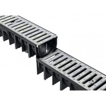 1 x Caniveau grille galvanisé  100 x 13 x H11 cm