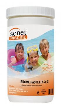 Brome en pastilles de 20g - Pot de 1 kg