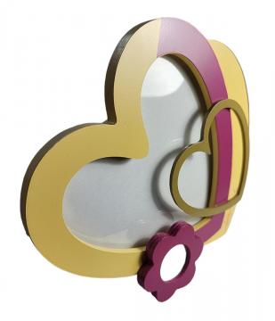 Cadre photos Bébé coeur en Bois à poser Lilou Miaka