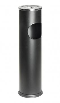Cendrier poubelle  Noir   H 56 cm