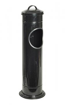 Cendrier poubelle  Noir   H 58 cm