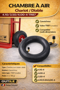 Chambre-a-air-chariot-4.10/3.5074.00-4 Tr87