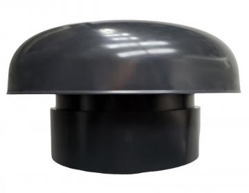 Chapeau de ventilation Ø 100 mm Ardoise avec moustiquaire