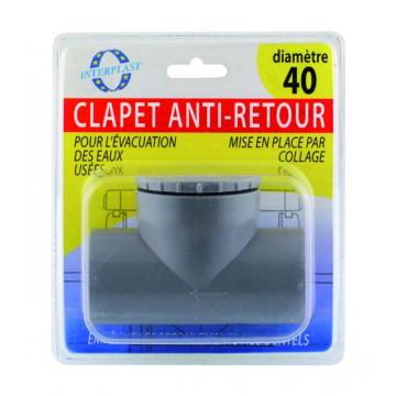 Clapet Anti retour Ø 40 FF PVC Pression Anti-retour / Refoulement / Odeurs | eBay