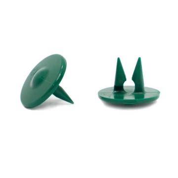 Clips rapide Vert de fixation pour brise-vue sur grillage rigide  x 50