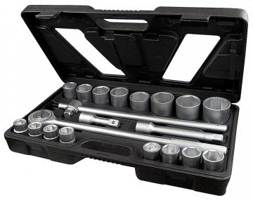 Coffret Poids lourds 21 Pièces en 3/4''  douilles de 19 à 50mm