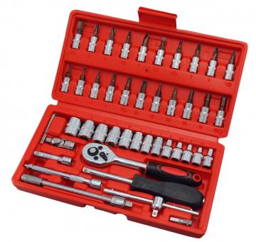 Coffret vissage 46 pièces Chrome Vanadium