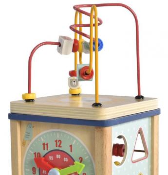 Cube d'activité avec jeux d'éveil