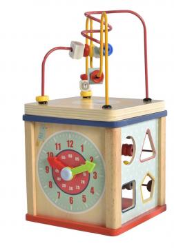 Cube d'activité avec jeux d'éveil