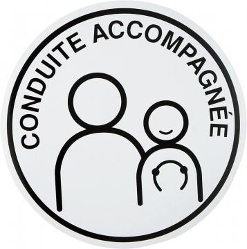 Disque magnetique Conduite ACCOMPAGNEE - AAC Apprentissage Accompagne de la Conduite