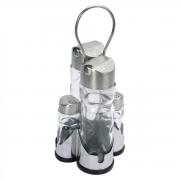 Set De Sel /poivre/huile Vinaigre Année 70