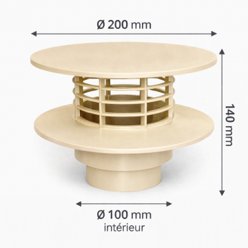 Extracteur statique D100 Sable