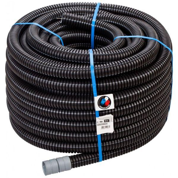 Gaine TPC Flexichoc IK10 ignifugée Noire Ø 40 mm x 25 mètres