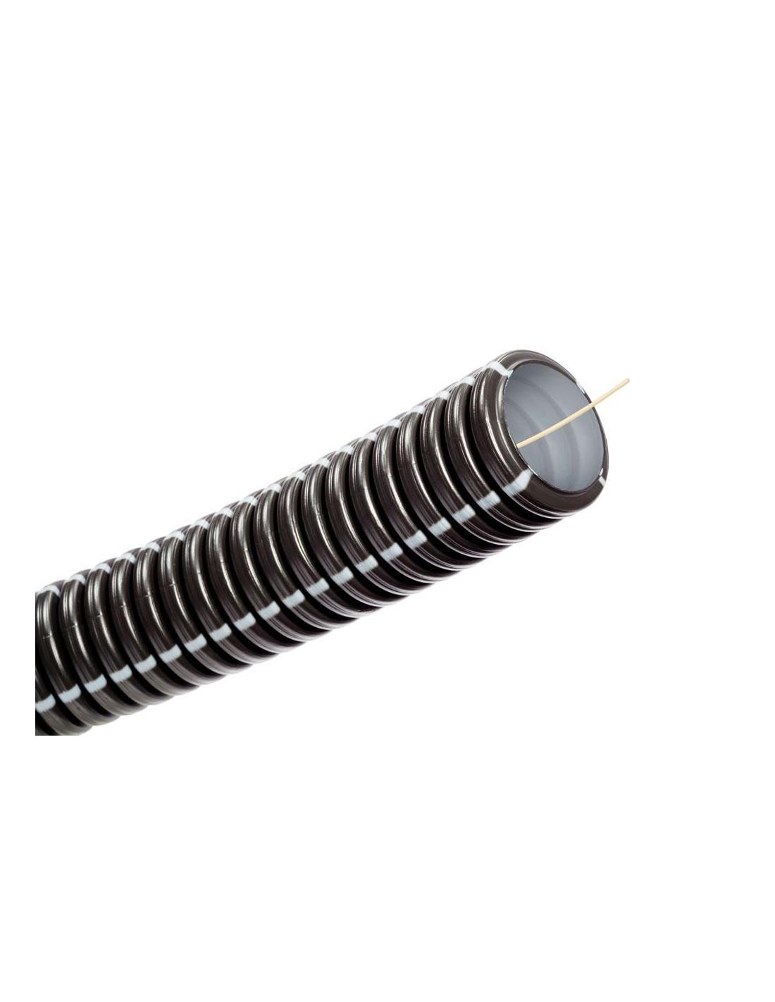 Gaine TPC Flexichoc IK10 ignifugée Noire Ø 40 mm x 25 mètres