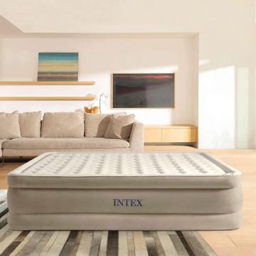 INTEX Lit gonflable ultra plush 2 places électrique Fiber-Tech Deluxe