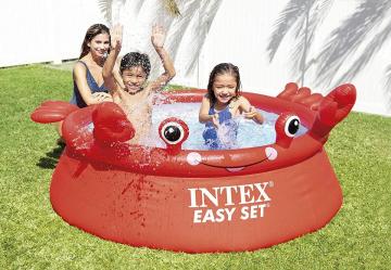 Intex piscinette autoportante crabe