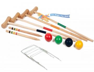 Jeu de croquet antique | Boîte d'origine | Ensemble de table | Début du 19ème siècle - France