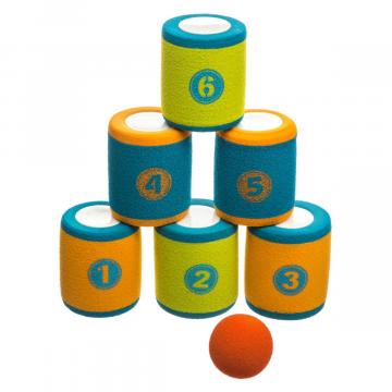 Jeu du chamboule tout