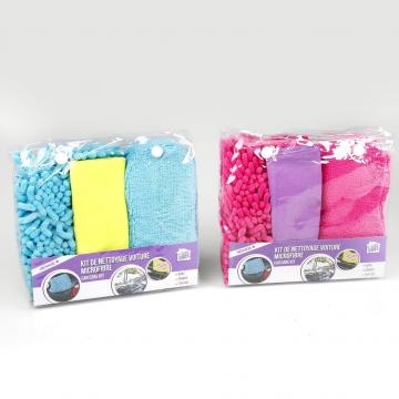 Kit lavage microfibre