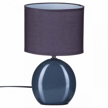 Lampe Ovale ceramique Grise