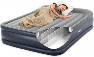Lit Gonflable Deluxe Pillow Rest Raised - Électrique 2 Personnes 64136