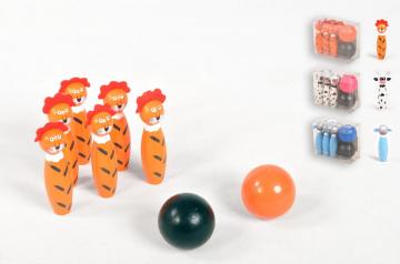 Mini jeu de quilles en bois