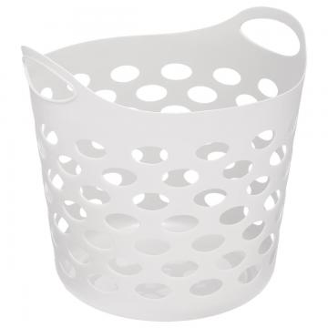 Panier a linge 28 litres Blanc