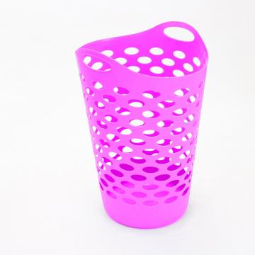 Panier à linge rose