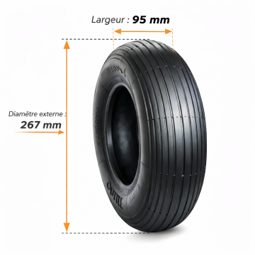 Pneu brouette 3.00-4 S379 4PR  3553