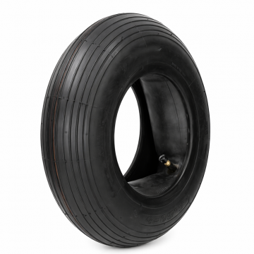 Pneu brouette 3.50-8 + chambre a air 4PR