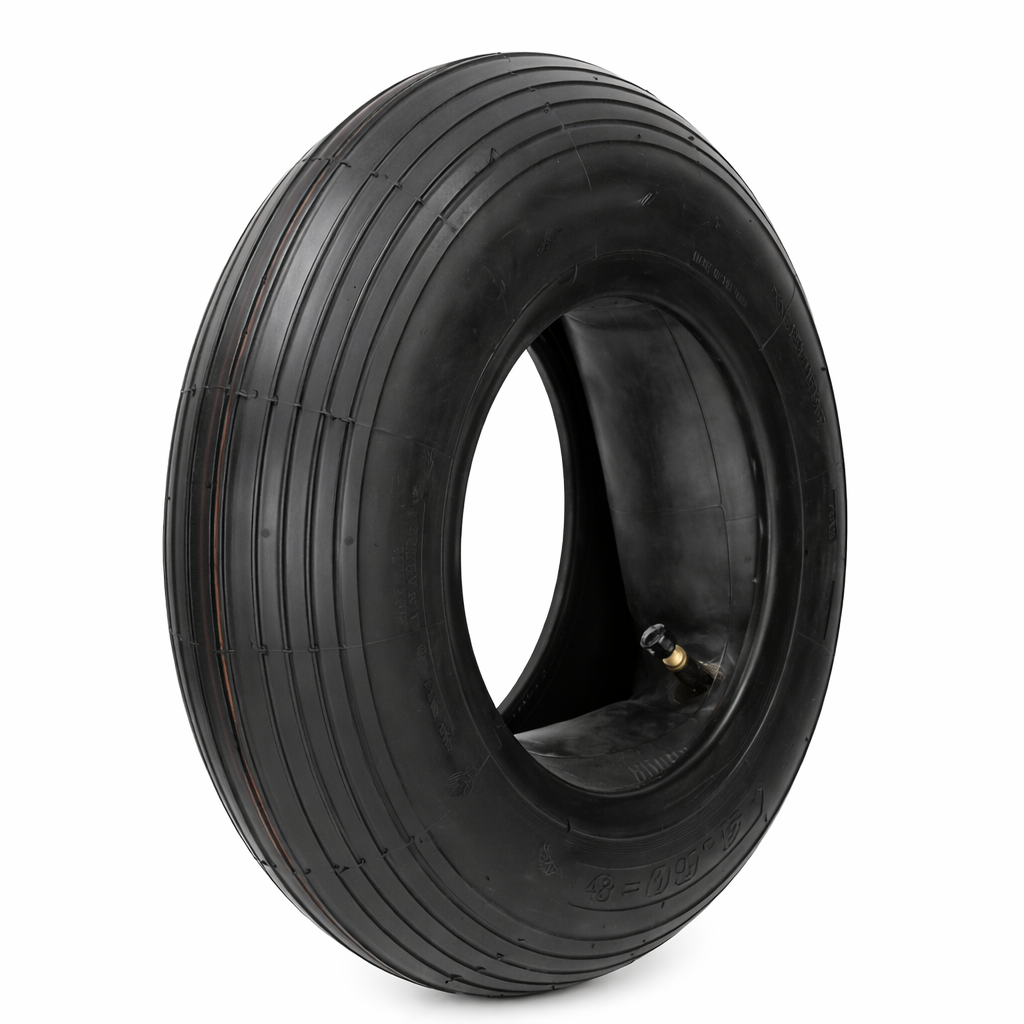 Pneu Brouette / Chariot 3.50-8 V5501 4PR + Chambre à air Max 180 kg
