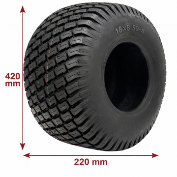 Pneu de tondeuse 18x8.50-8 P332 2PR TL 235KG