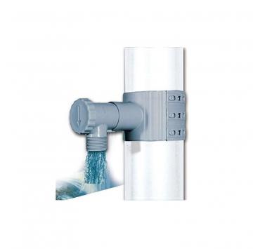 Récupérateur / Collecteur d'eau de pluie en PVC  Gris + Scie cloche