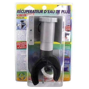 Récupérateur / Collecteur d'eau de pluie en PVC  Gris + Scie cloche