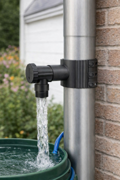 Recuperateur d'eau de pluie anthracite