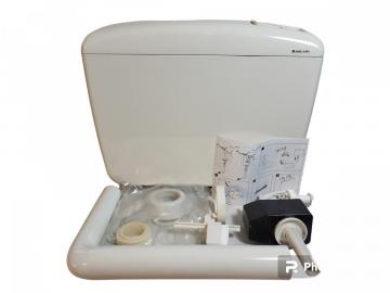 Reservoir WC Double touche semis-bas Complet Chasse Robinet Flotteur Tube