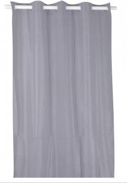 Rideau 140 x 260 polyester  Gris