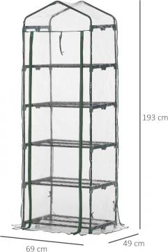 Serre de jardin 195 cm