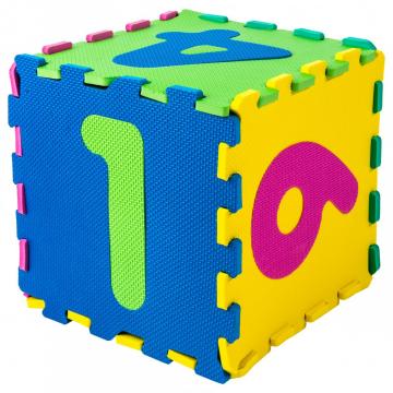 Tapis en mousse marelle 10 dalles