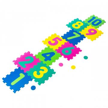 Tapis en mousse marelle 10 dalles