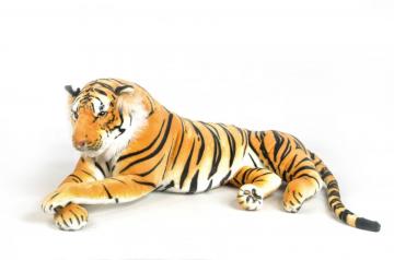 Tigre allongé 135 cm