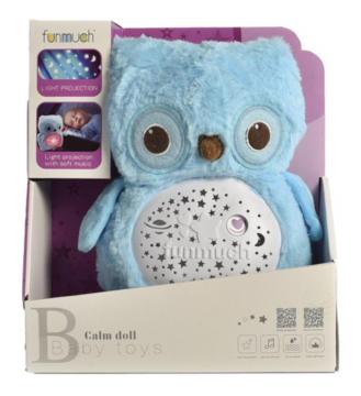 Veilleuse son et lumière chouette